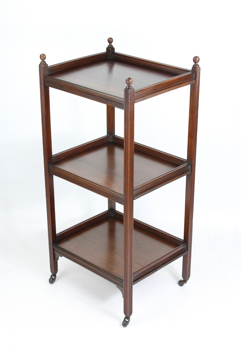 Victorian 3 Tier Walnut Whatnot