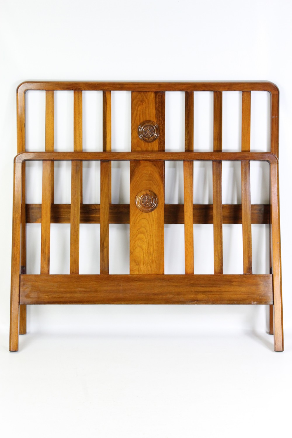 Edwardian Walnut Double Bed