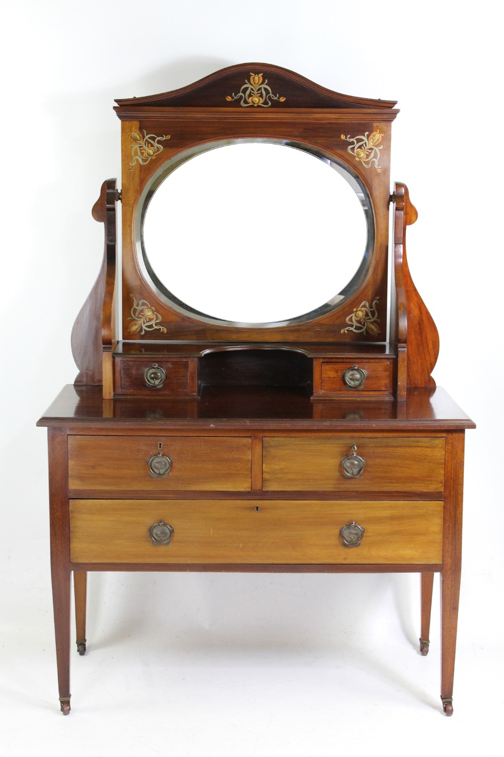 Edwardian Arts & Crafts Mahogany Dressing Table