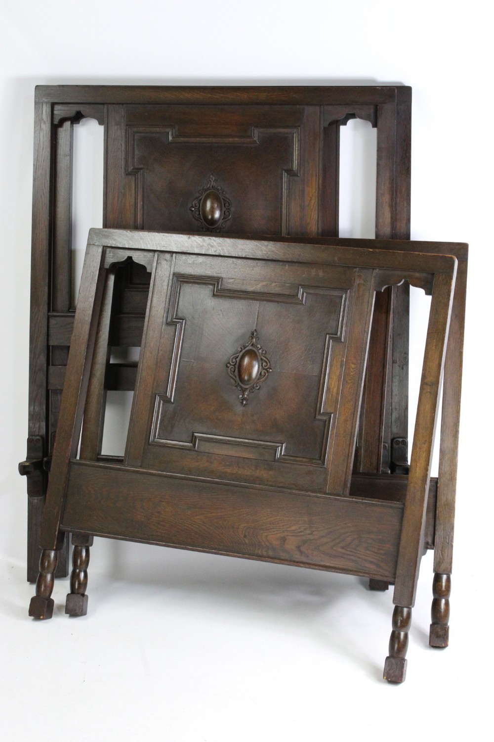 Pair of Oak Single Beds 