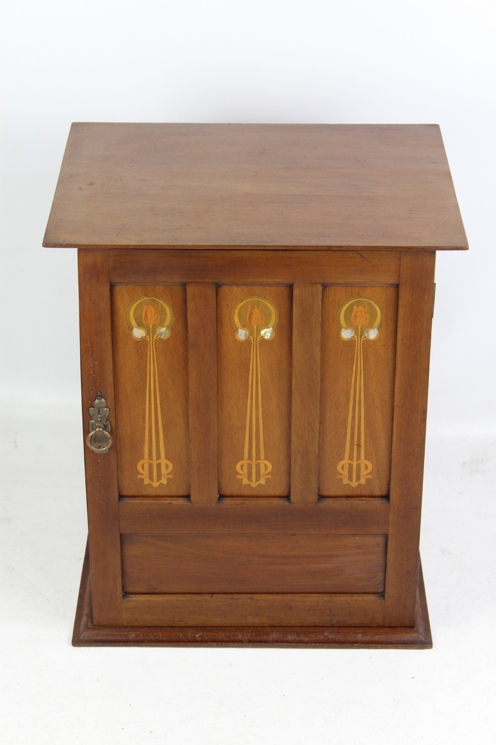 Edwardian Arts & Crafts Mahogany Filing Cabinet