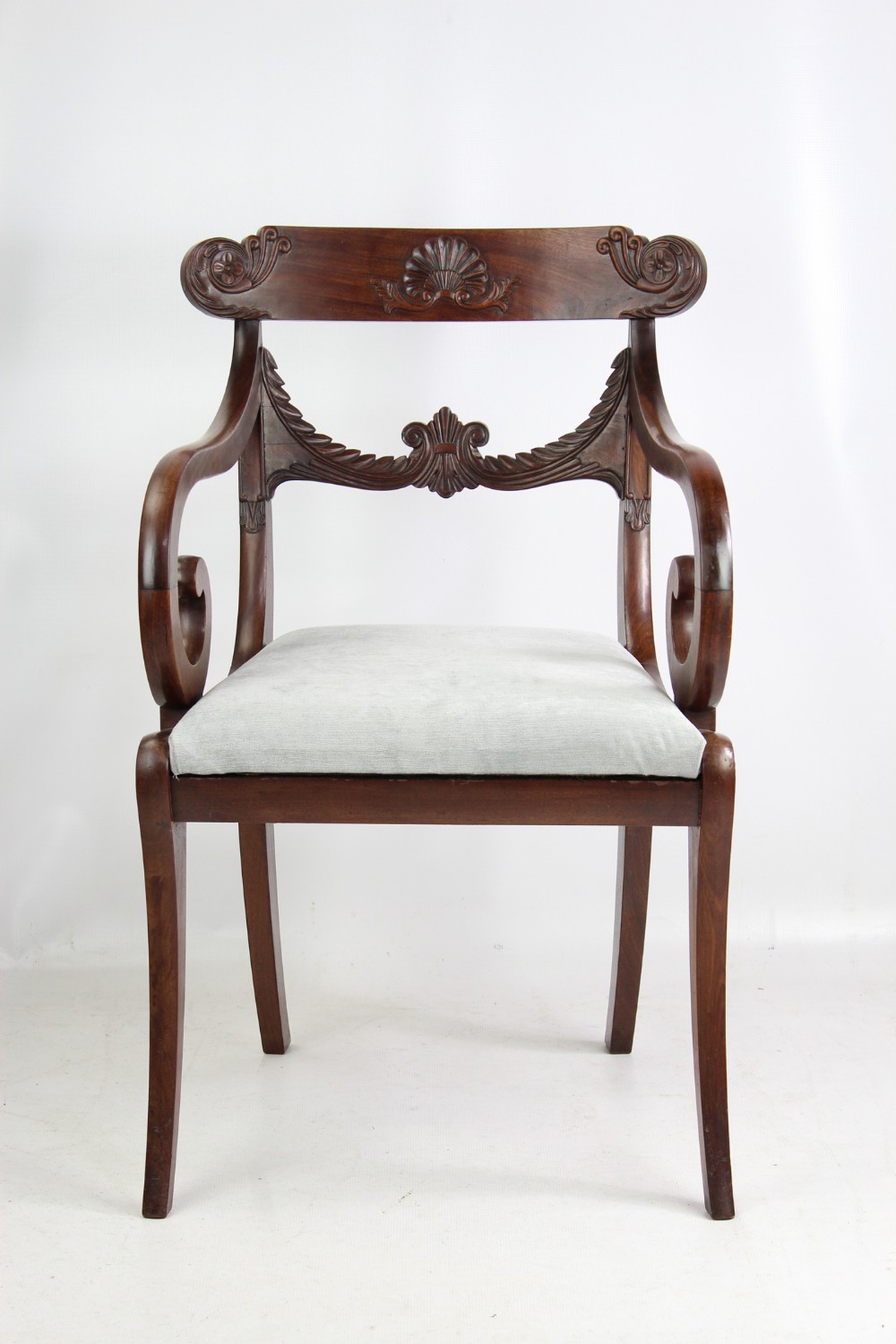 Regency Mahogany Desk Chair