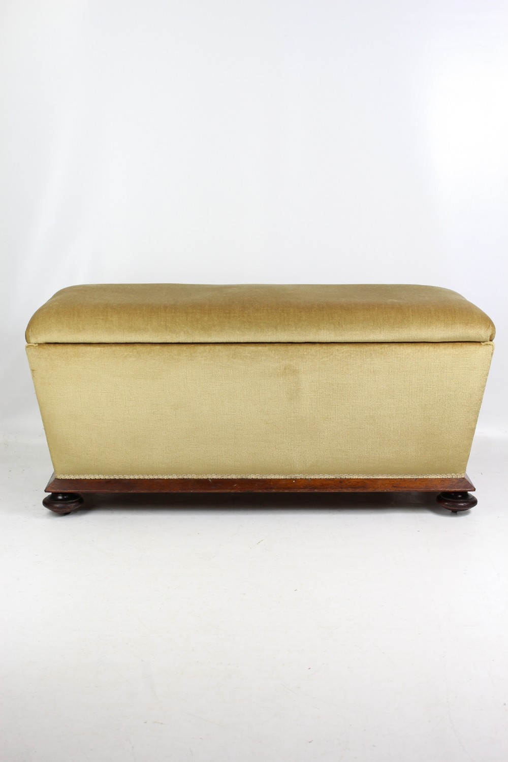 Long Antique Victorian Ottoman