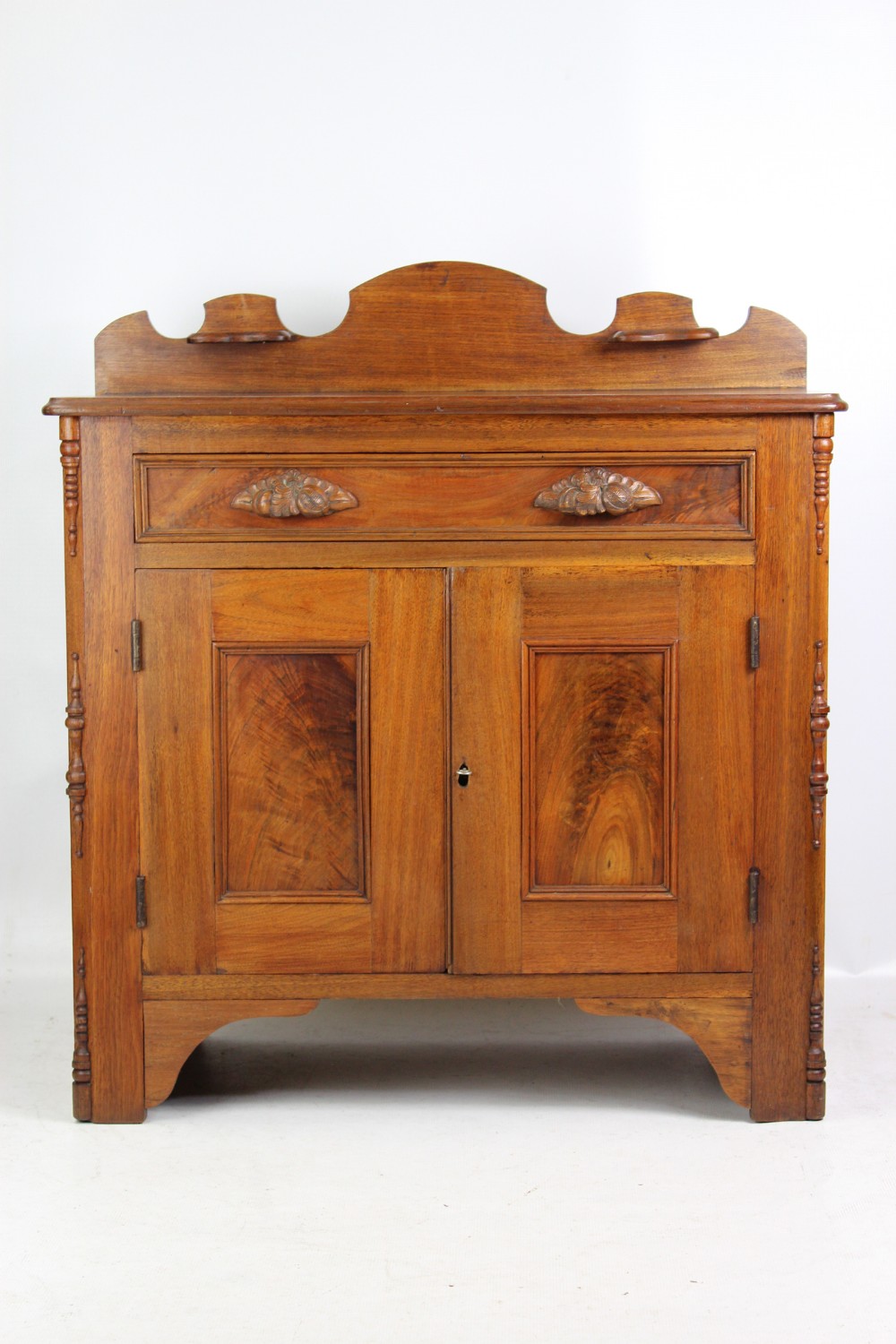 Small Antique French Walnut Cupboard