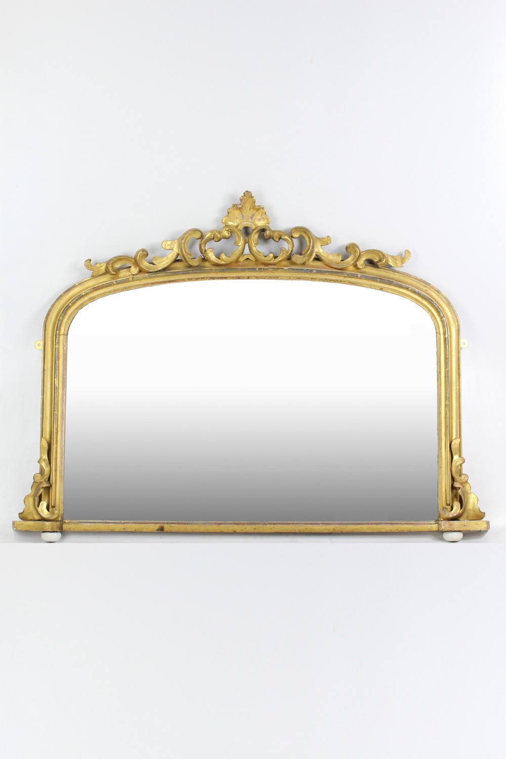  Antique Victorian Gilt Overmantle (Overmantel) Mirror