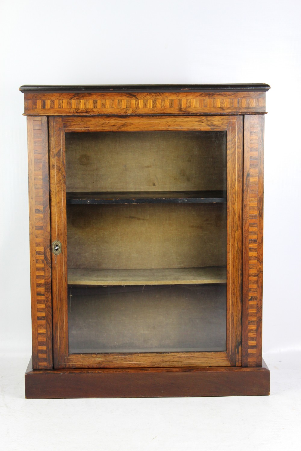 Victorian Walnut Pier Cabinet Bookcase