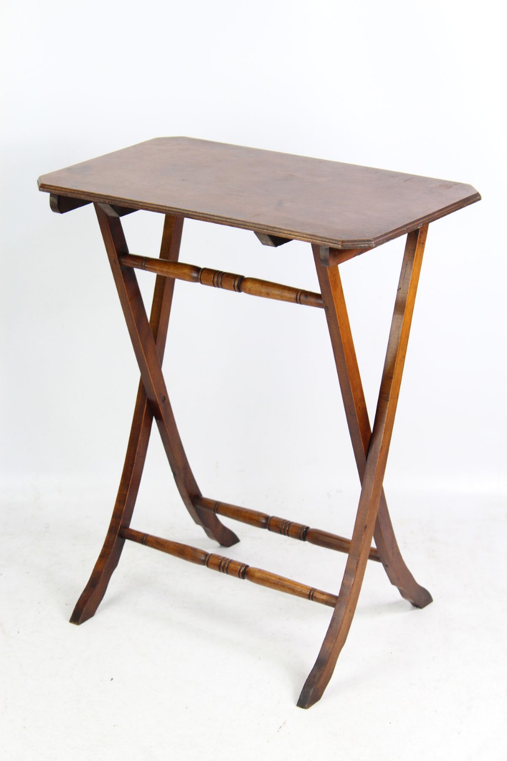 Edwardian Folding Coaching Table Campaign Butlers Stand 