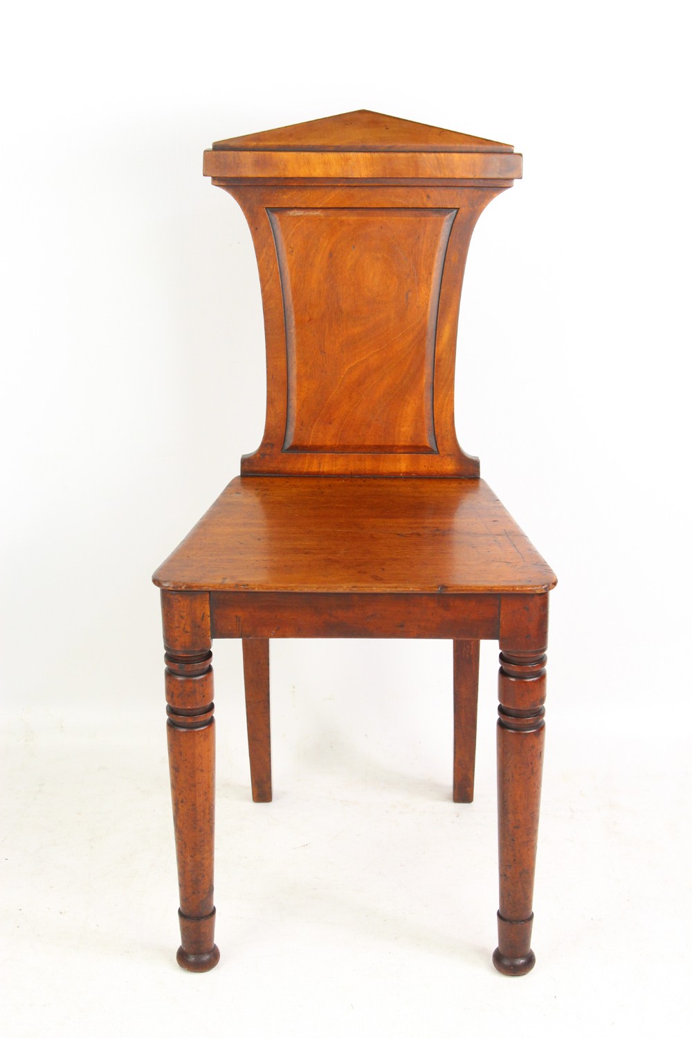 Small Regency Mahogany Hall Chair