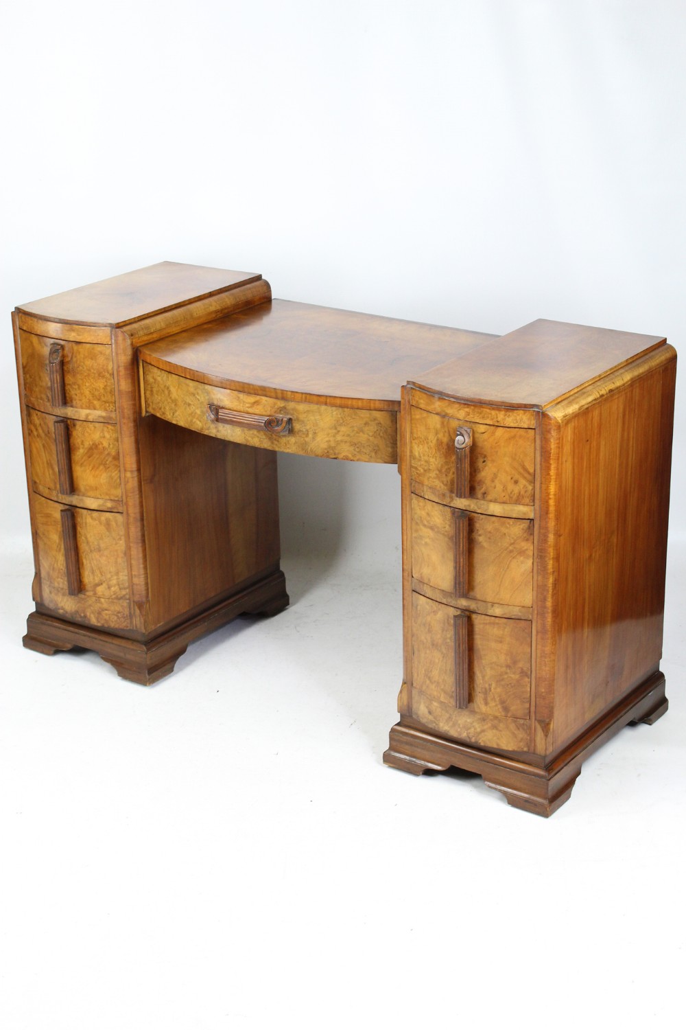 Art Deco Walnut Desk