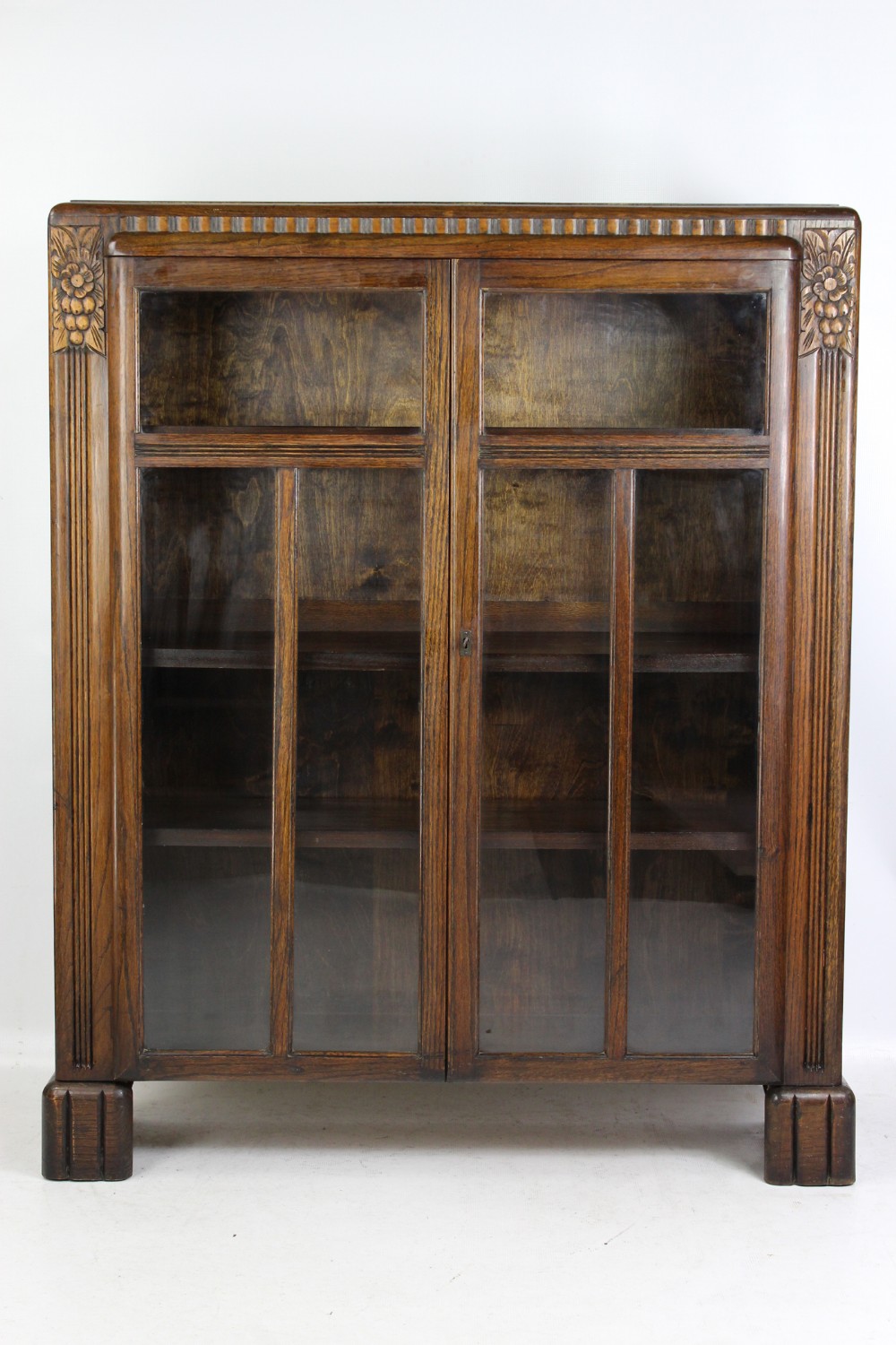 Art Deco Oak Bookcase