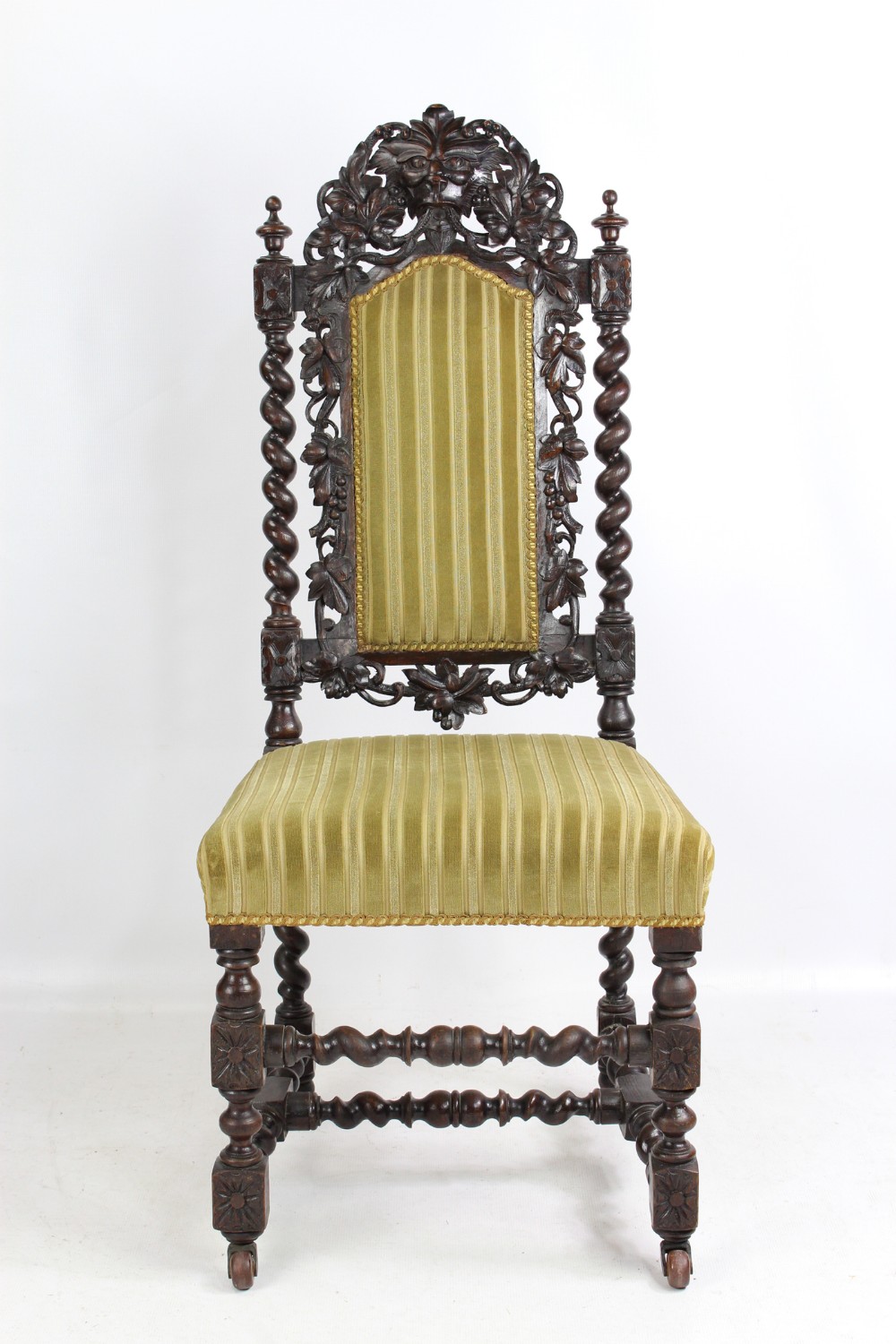 Victorian Oak Gothic Revival Chair