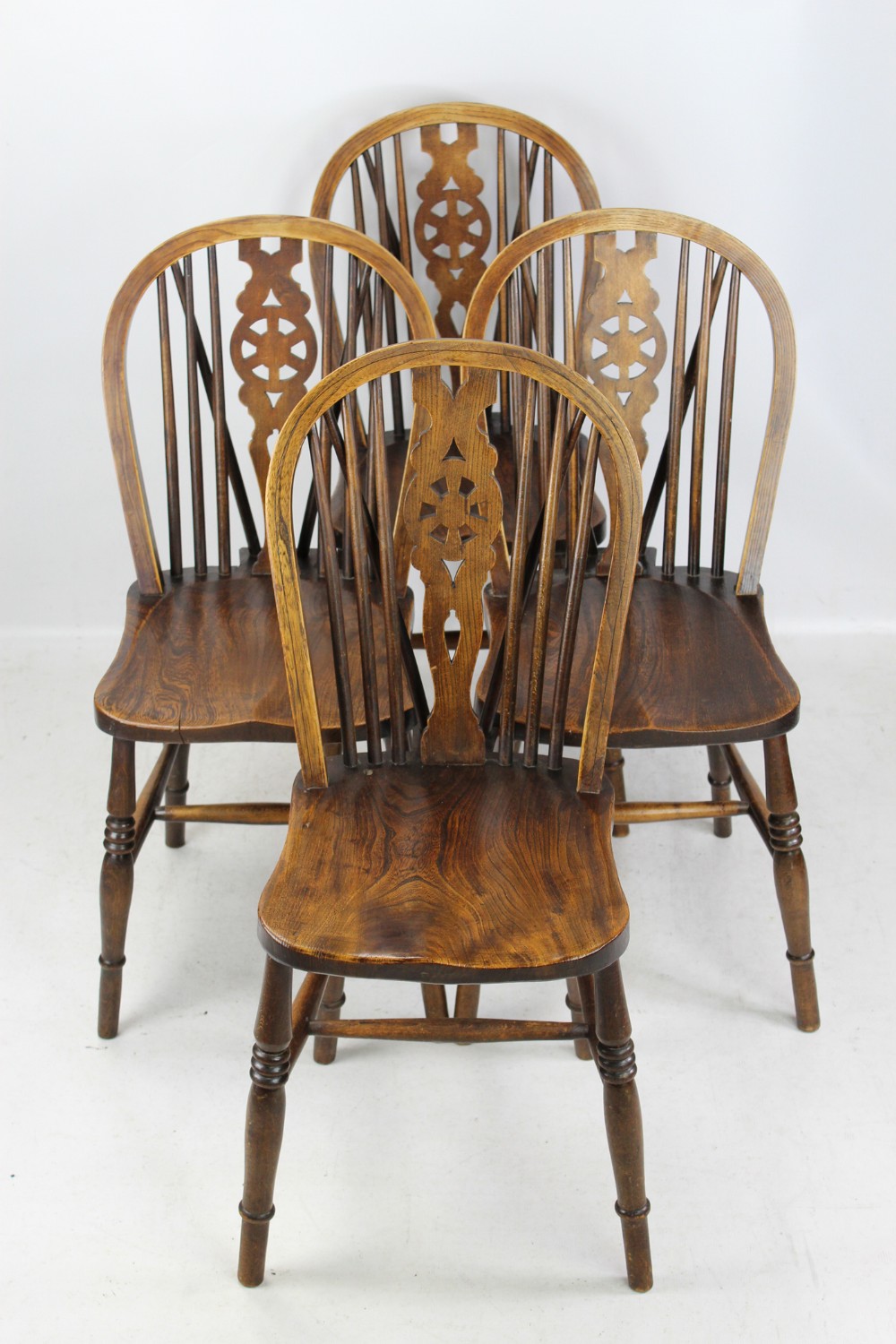Set of 4 Ash & Elm Farmhouse Kitchen Chairs