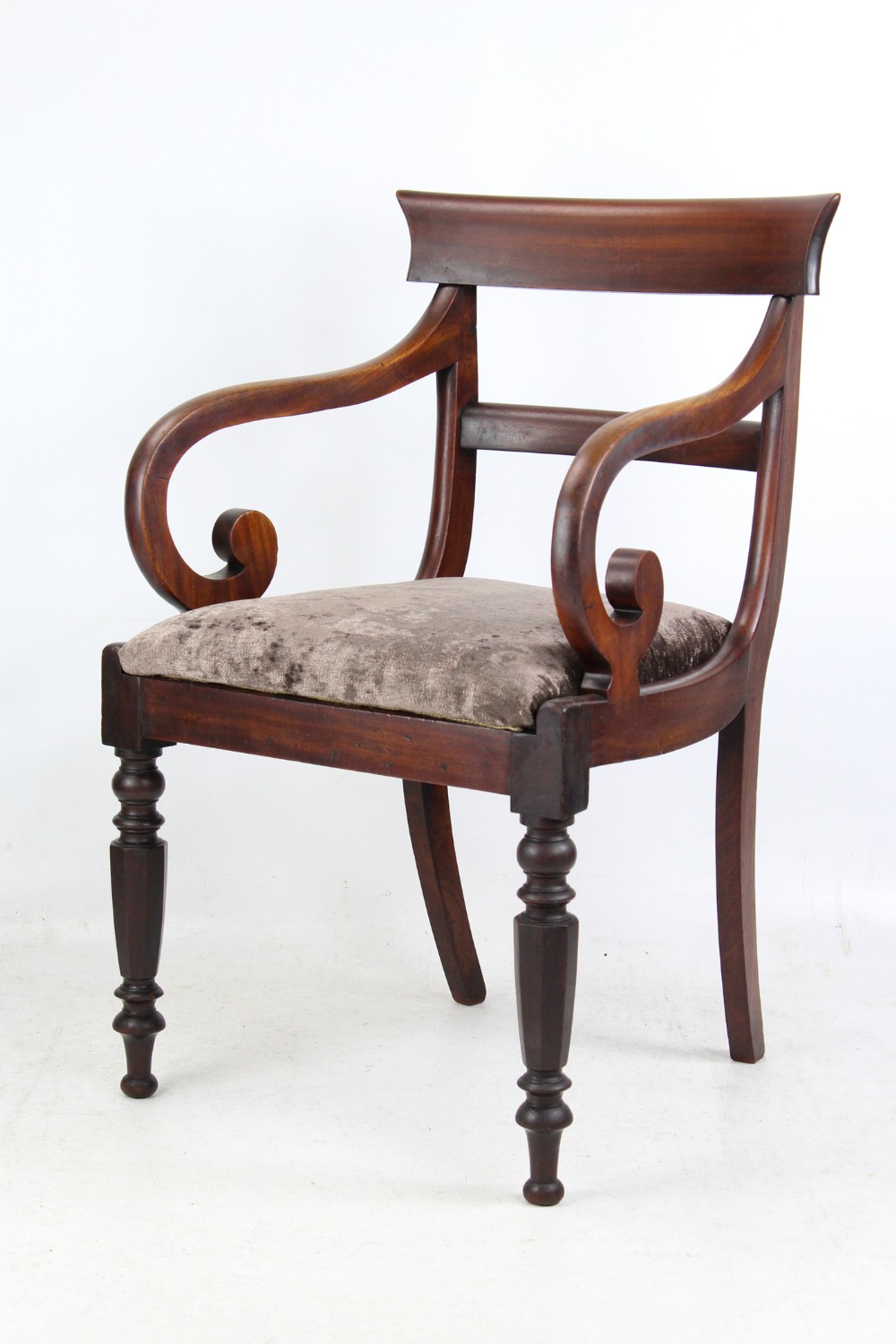 Victorian Mahogany Desk Chair 