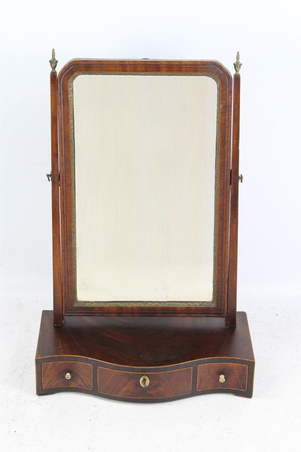  Georgian Mahogany Dressing Table Mirror