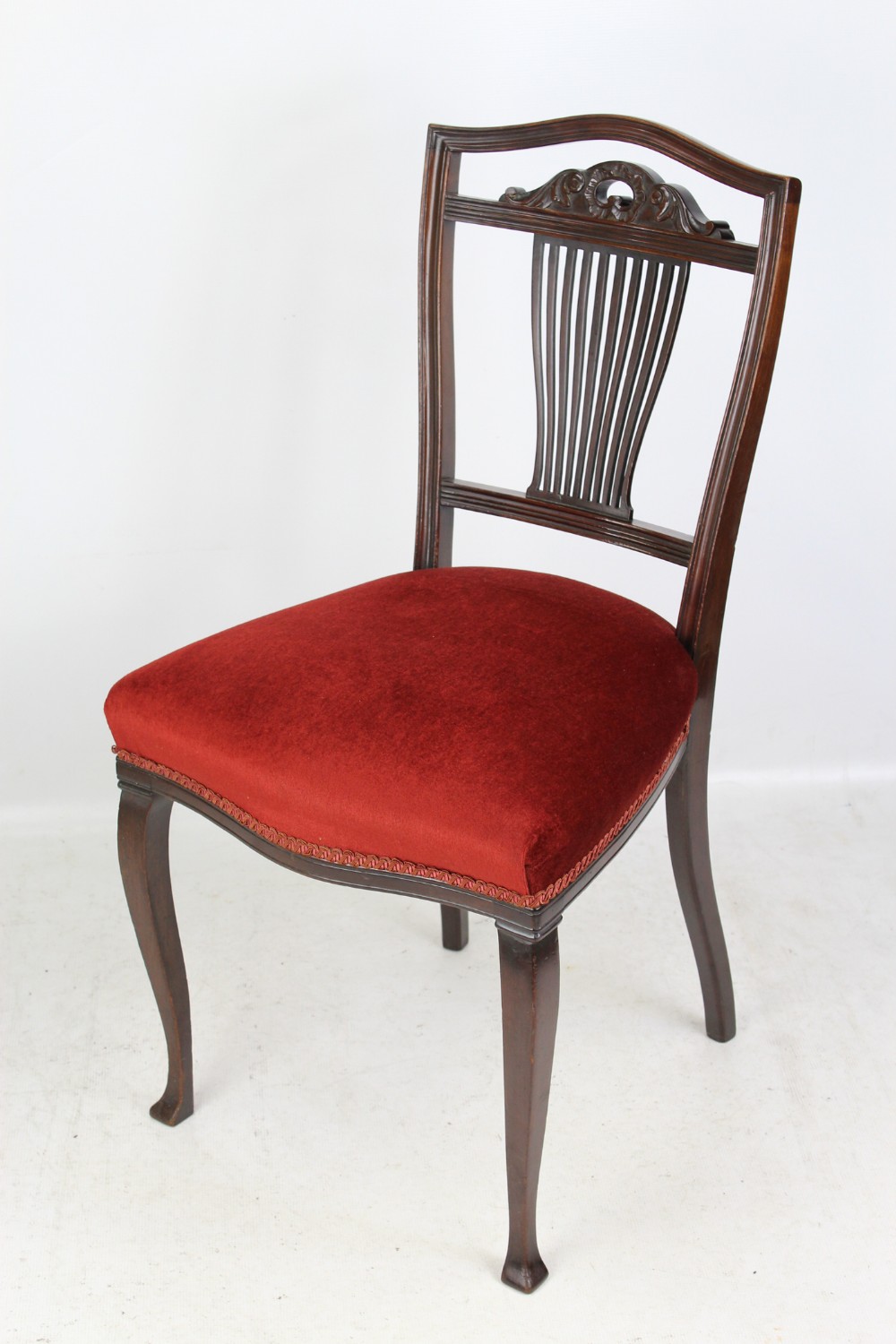 Edwardian Mahogany Dressing Table Chair