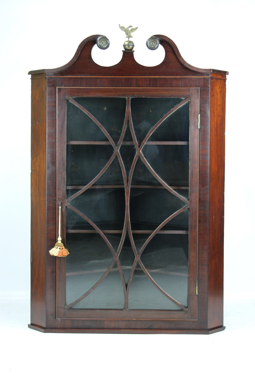 Georgian Mahogany Corner Cupboard