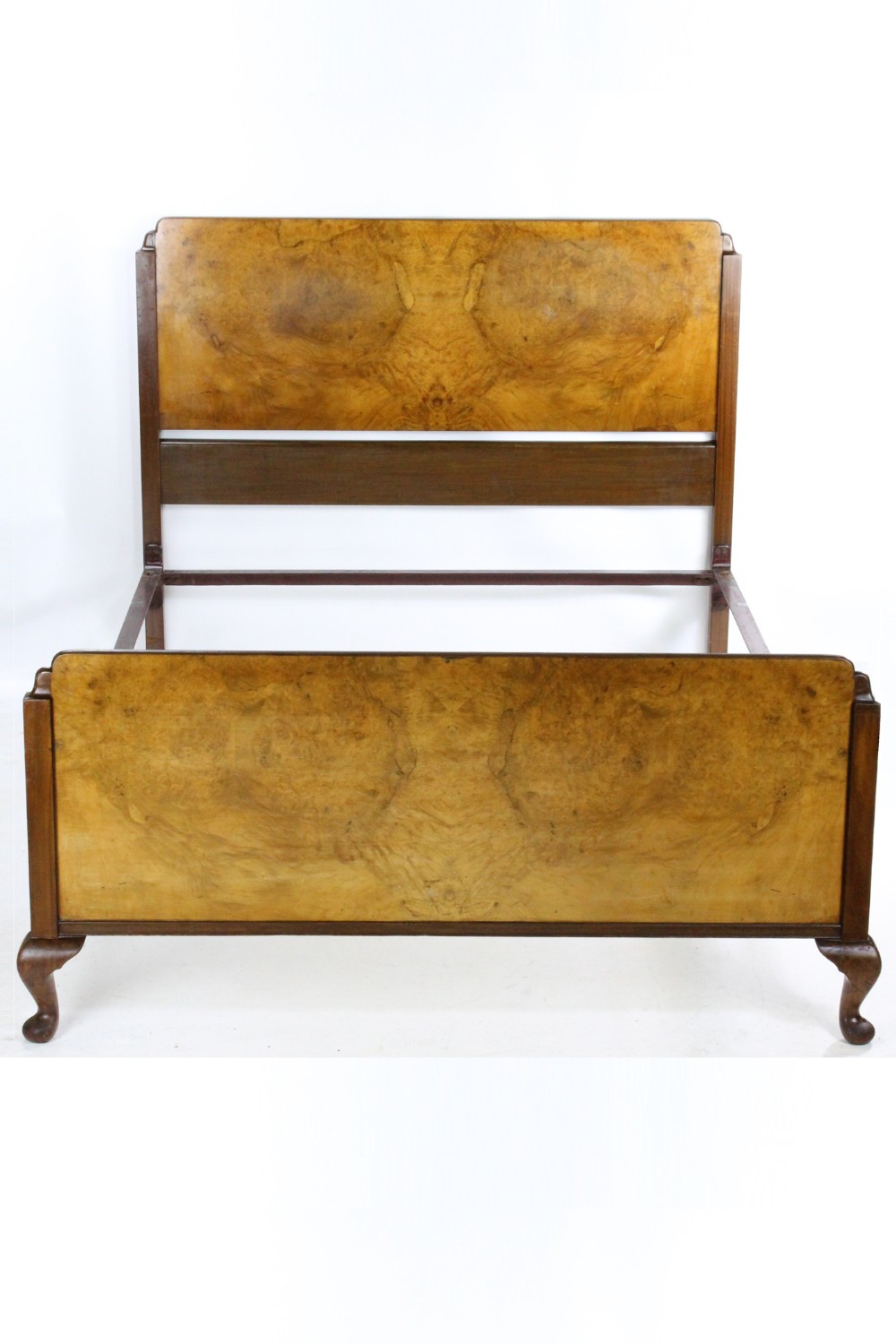Art Deco Walnut Double Bed