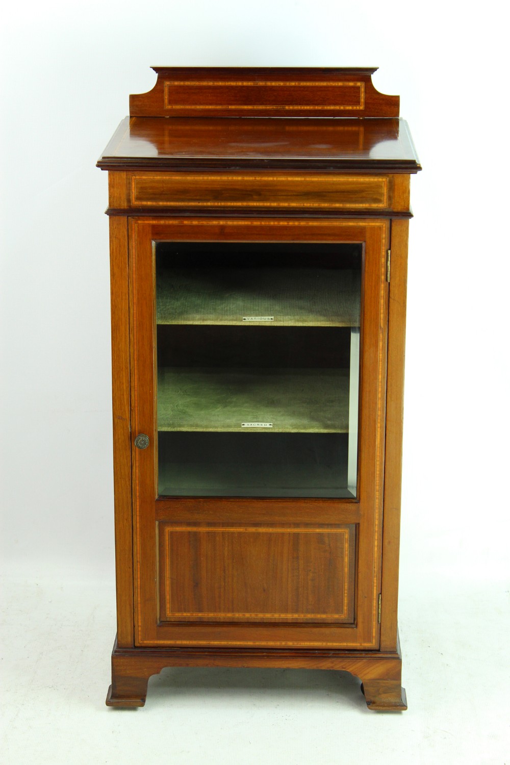 Edwardian Mahogany & Inlaid Music Cabinet
