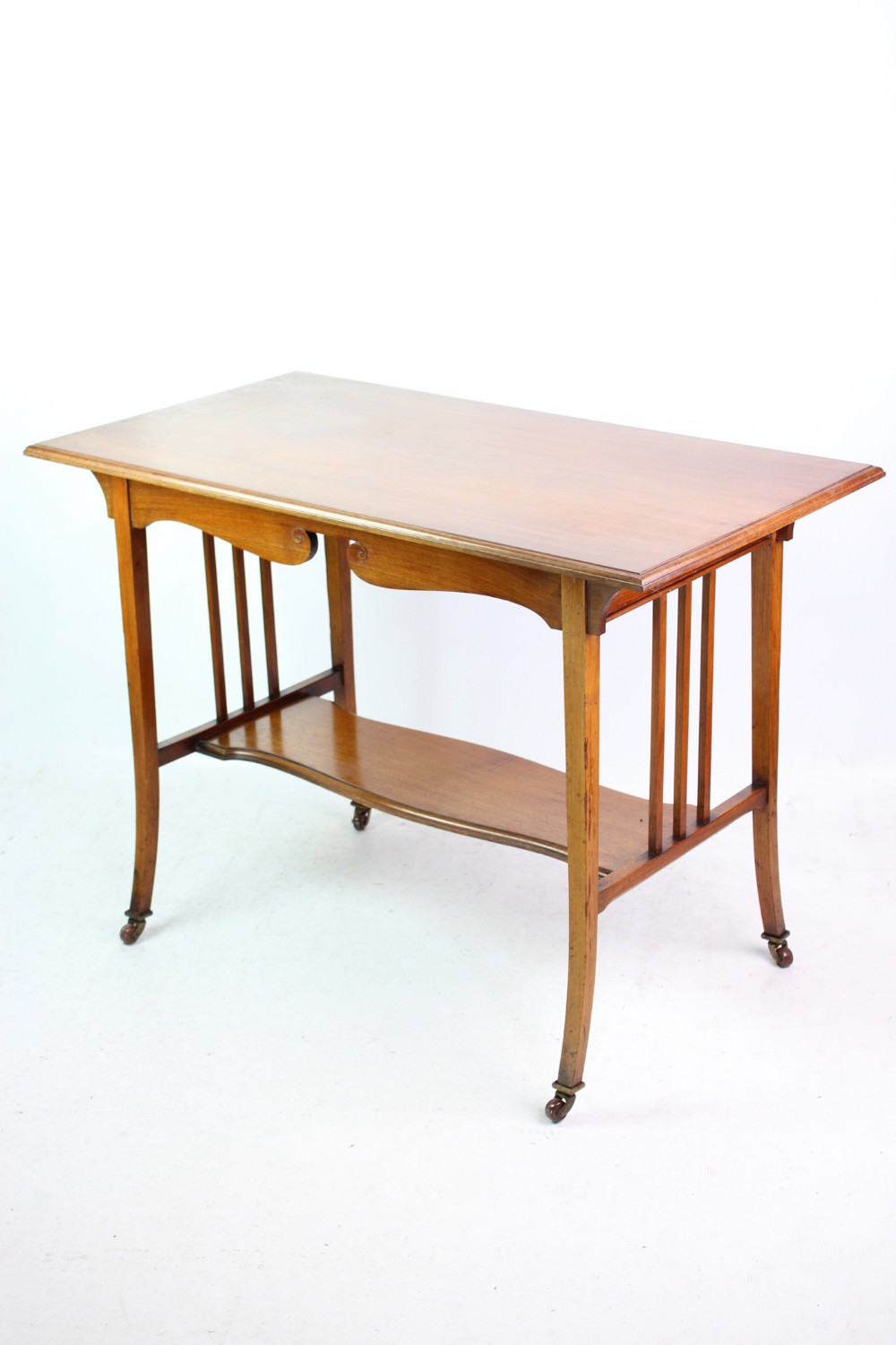 Edwardian Arts & Crafts Walnut Side Table