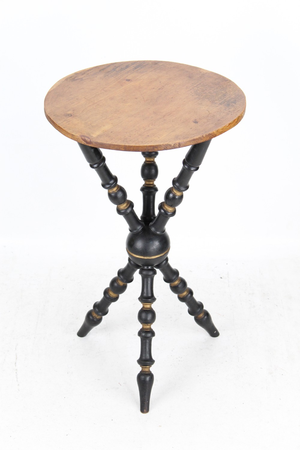 Victorian Ebonised Gypsy Tripod Wine Table