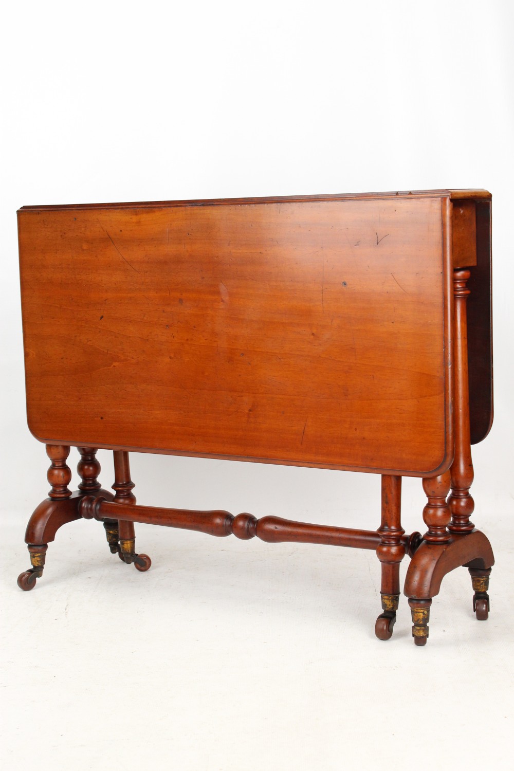 Heals Victorian Mahogany Drop Leaf Sutherland Table