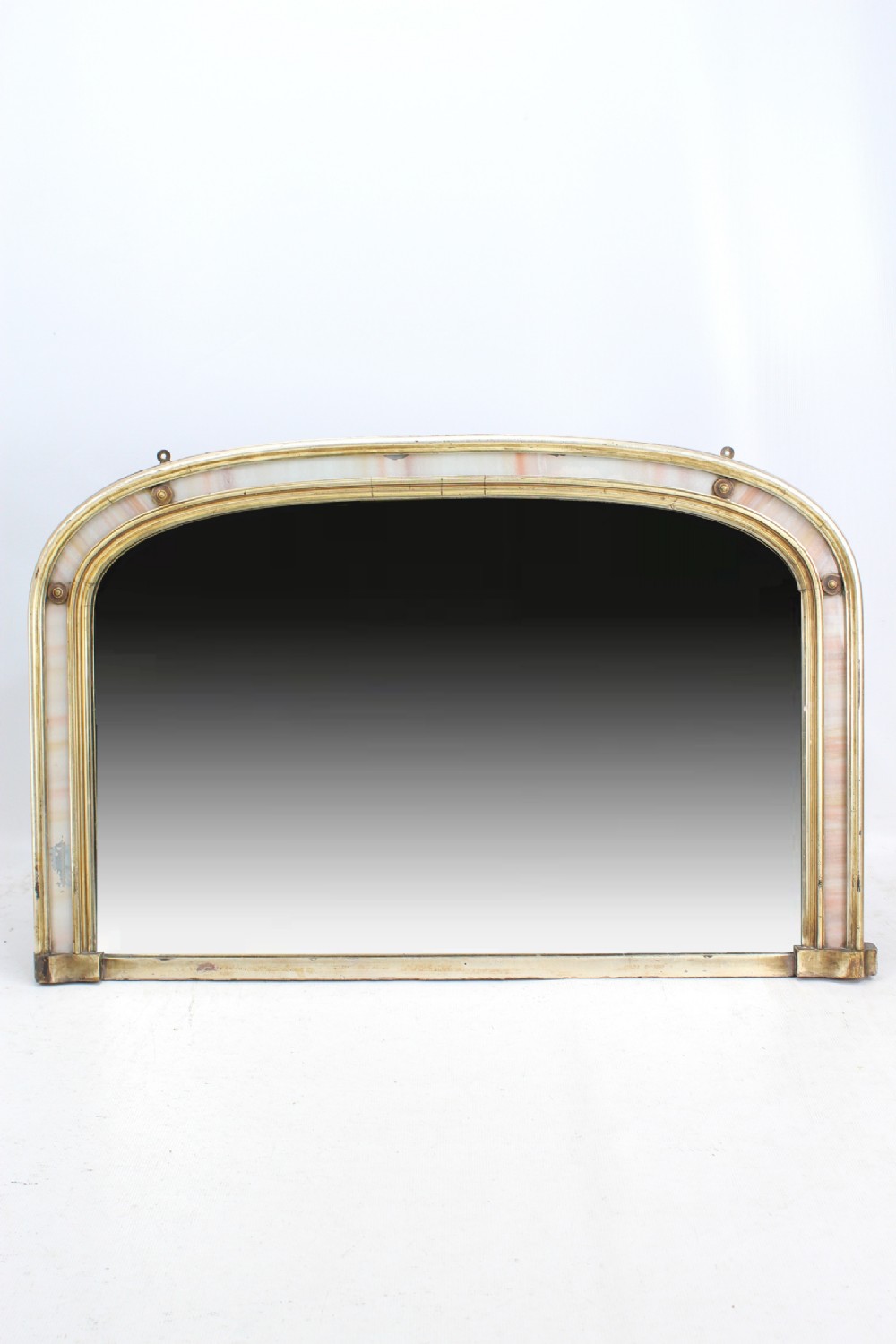 Victorian Gilt Overmantle Mirror Overmantel