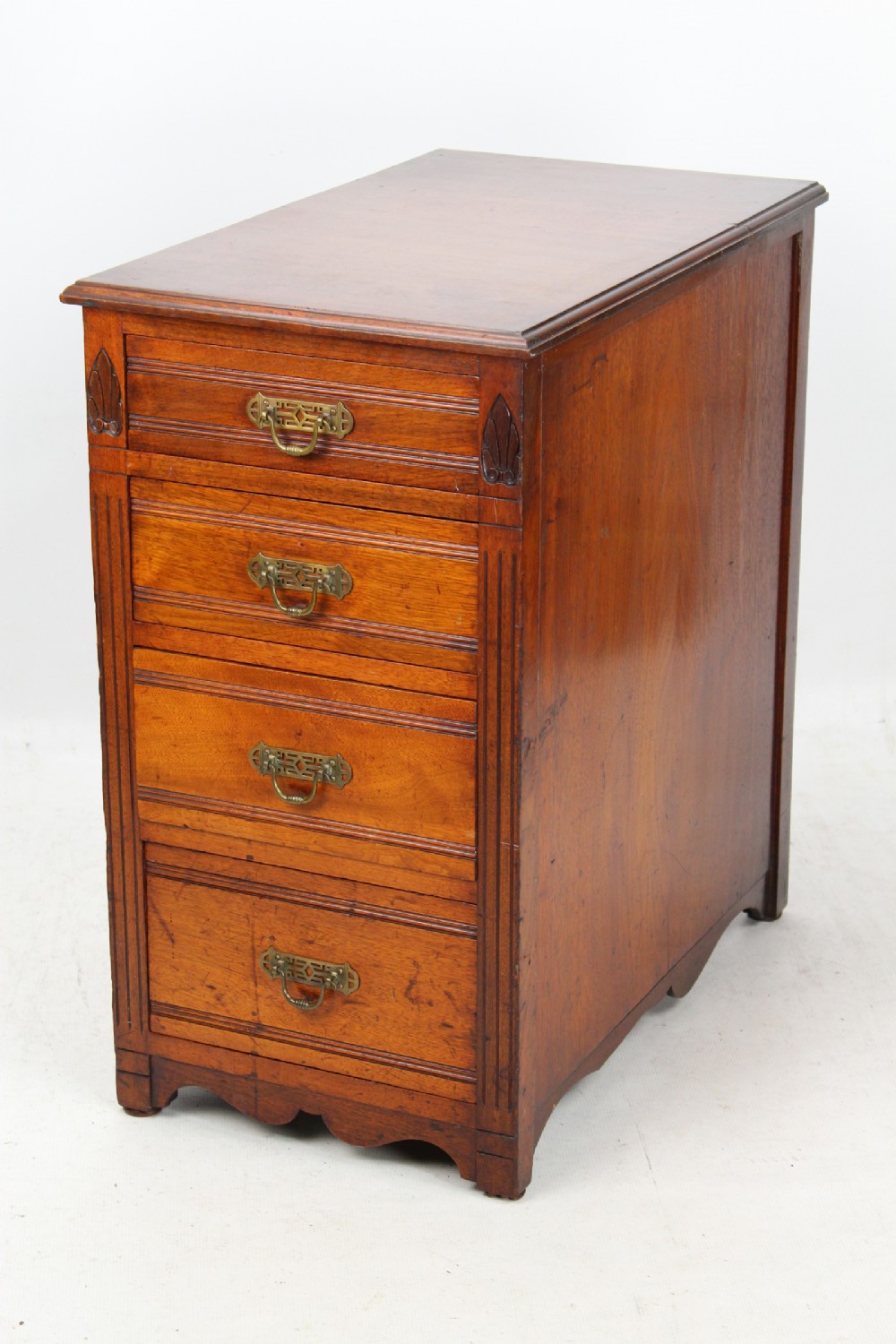 Victorian Walnut Chest of Drawers Filing Cabinet