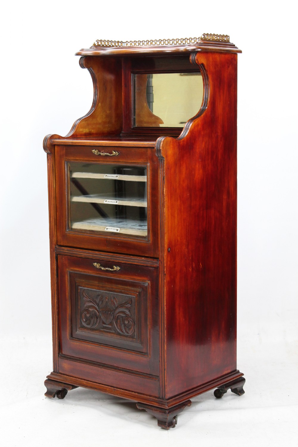 Victorian Mahogany Music Cabinet