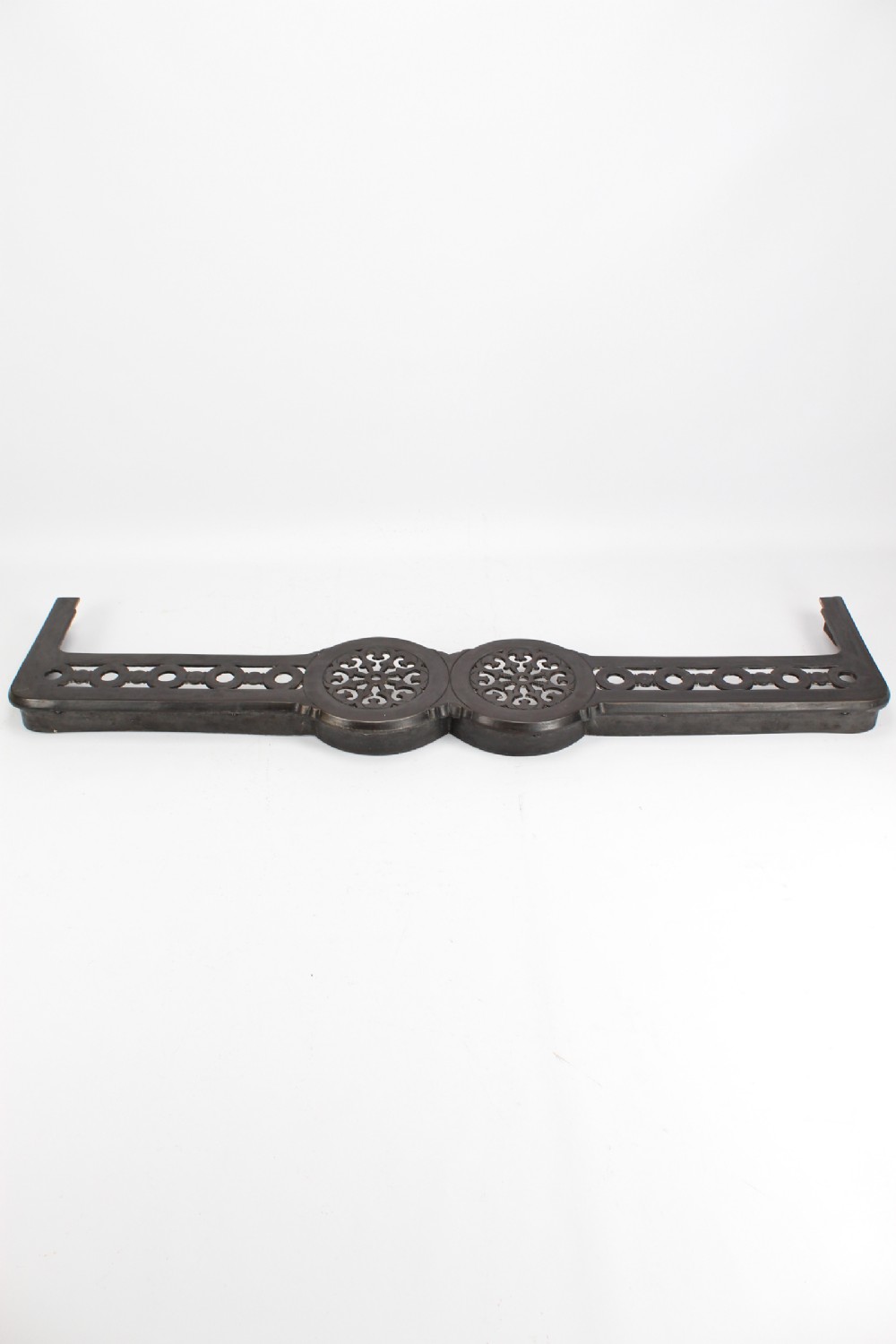 Long 5FT6 Victorian Cast Iron Range Fire Fender