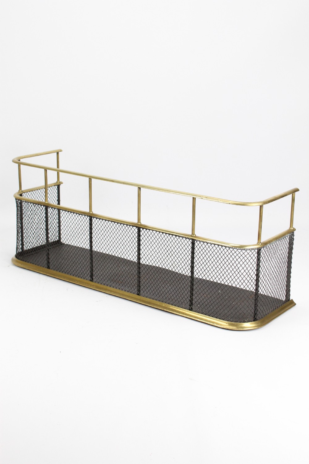Victorian Brass Nursey Fire Guard Club Fender