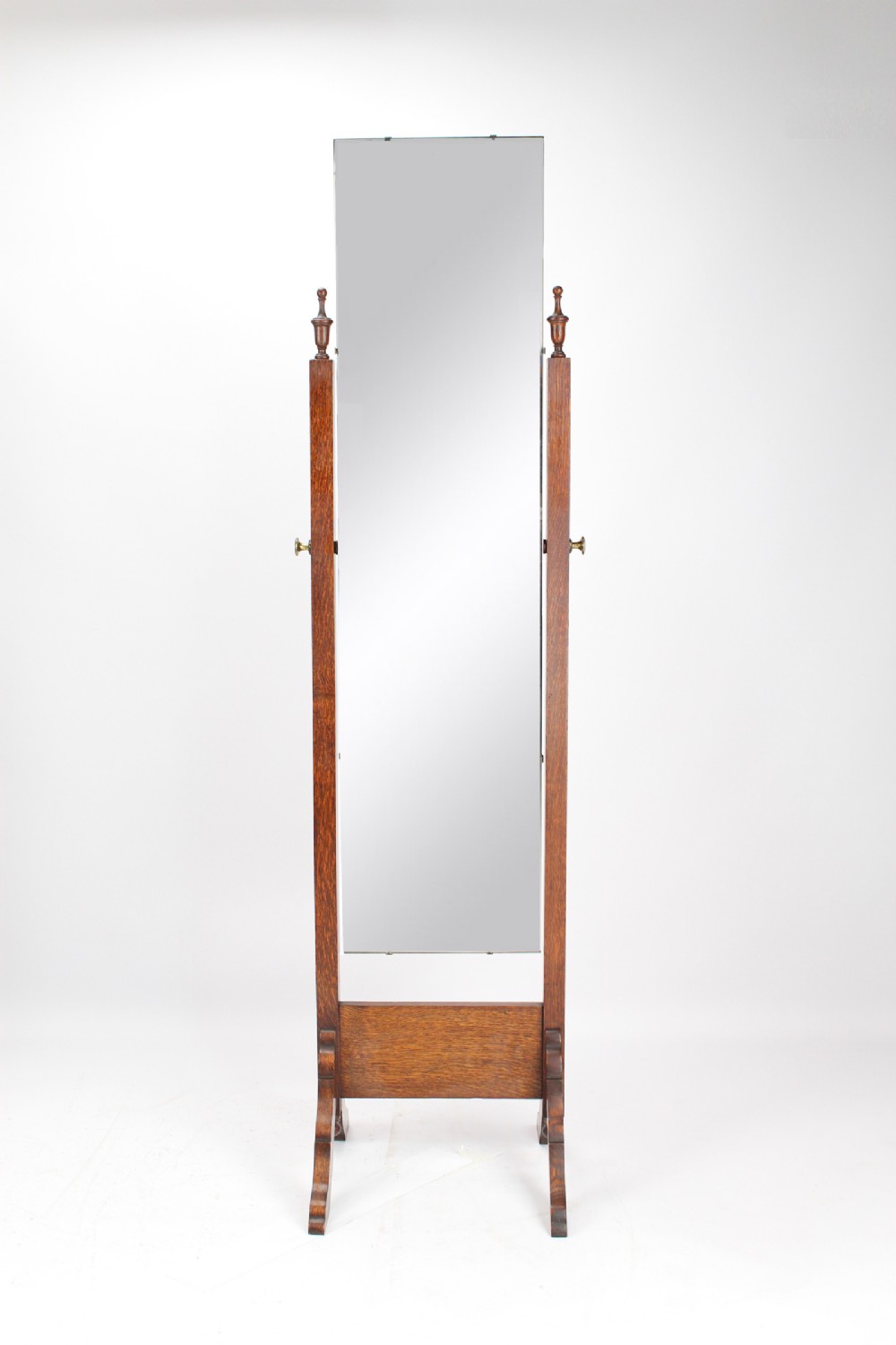 Tall Oak Cheval Mirror