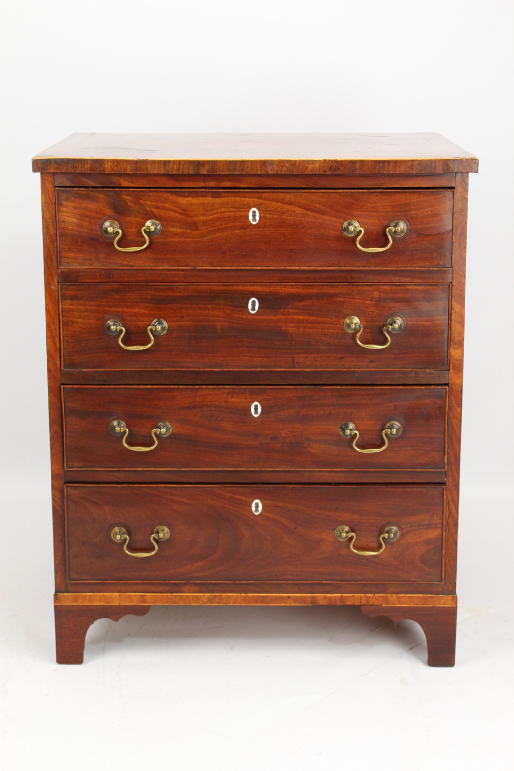 Small Georgian Mahogany Chest Of Drawers