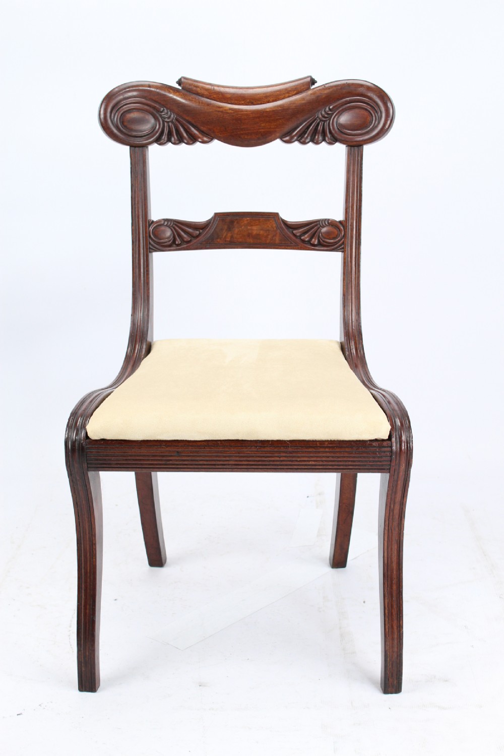 Antique William IV Mahogany Desk Chair