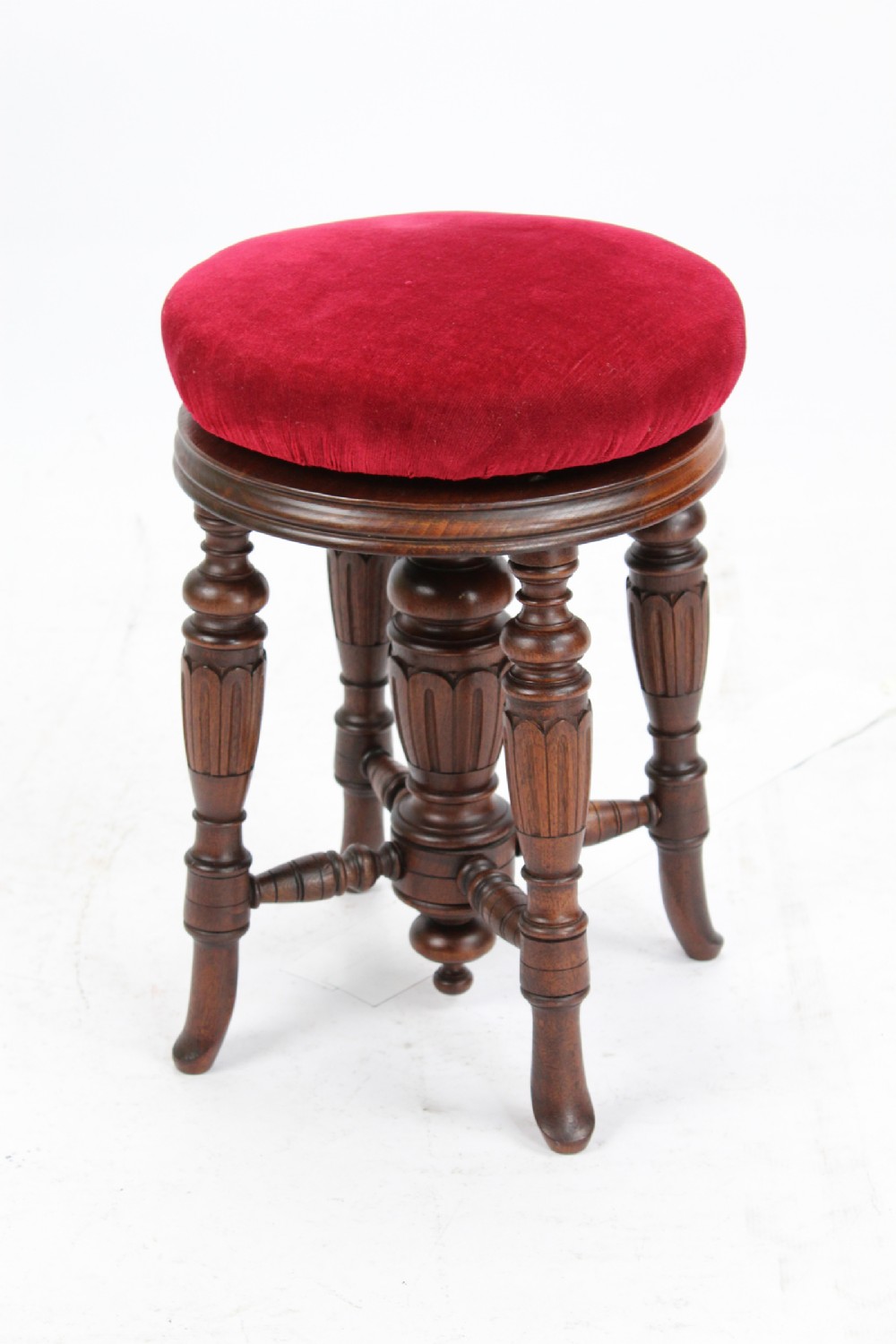 Victorian Revolving Adjustable Piano Stool