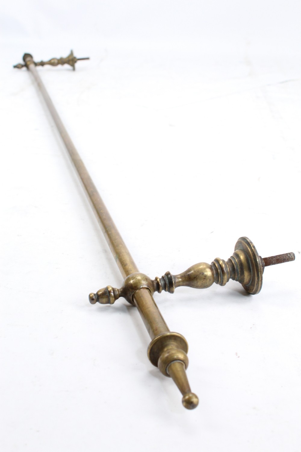 Antique Brass Curtain Pole & Brackets