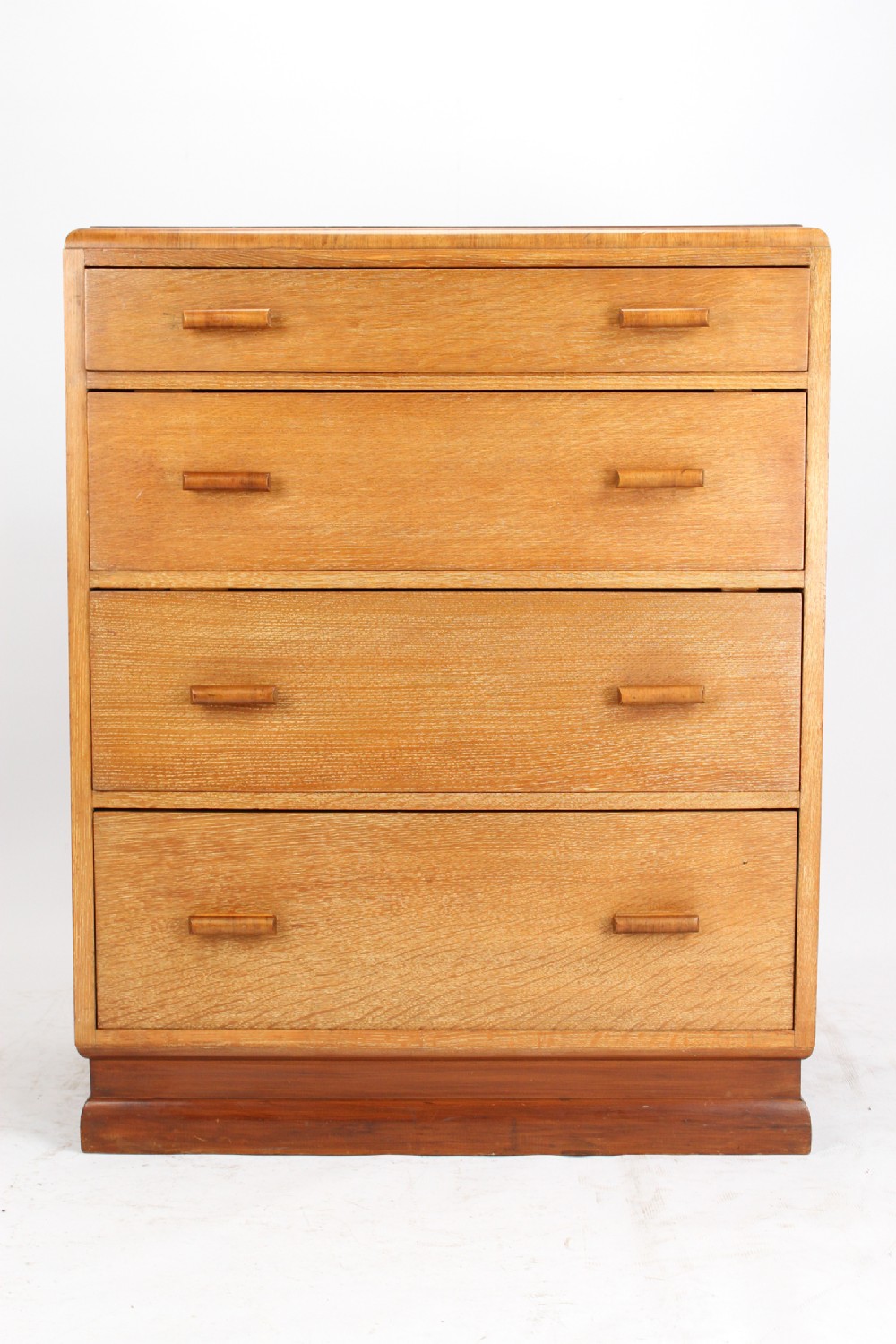 Art Deco Limed Oak Chest of Drawers