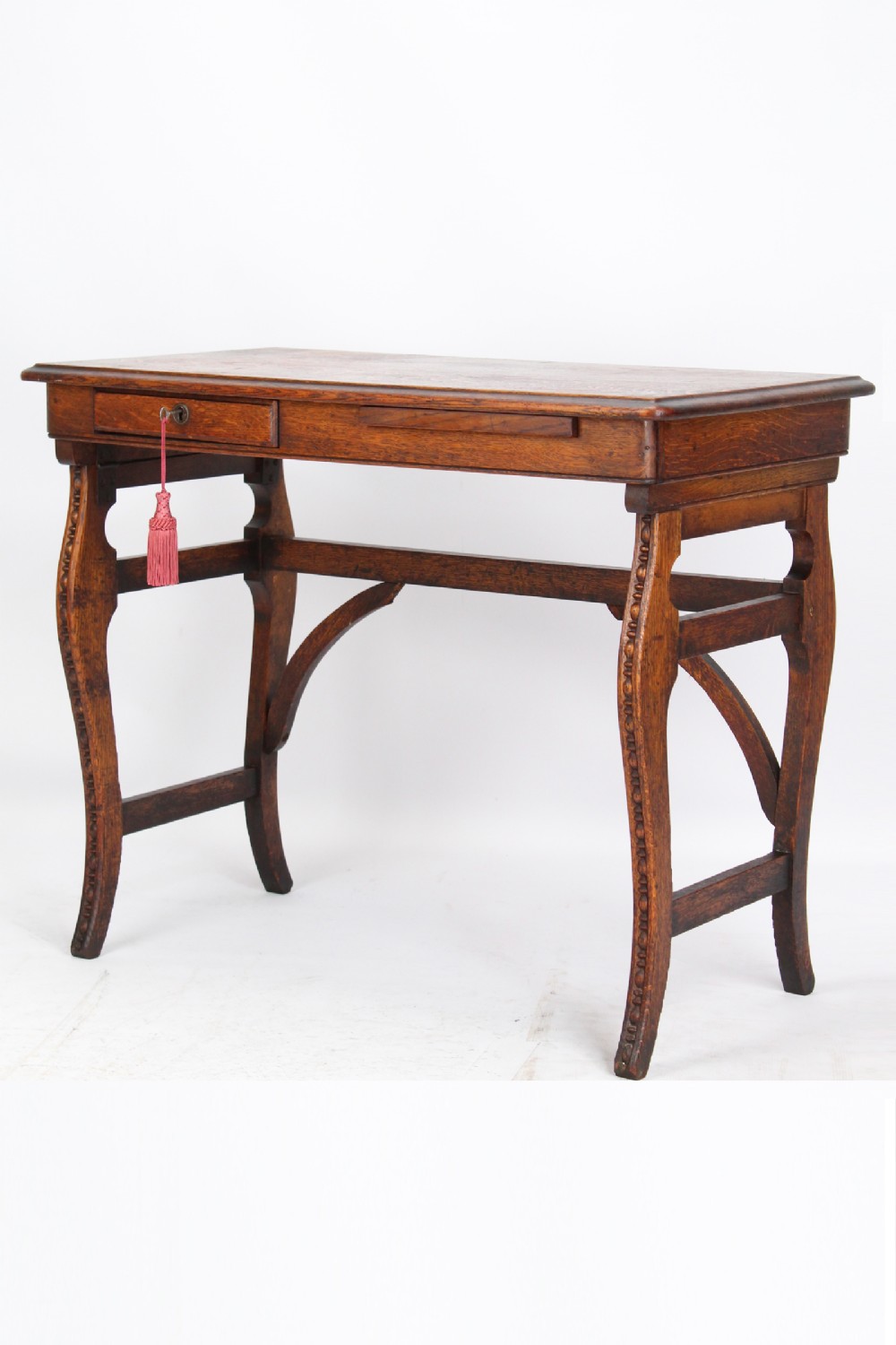 Small Antique French Oak Desk 