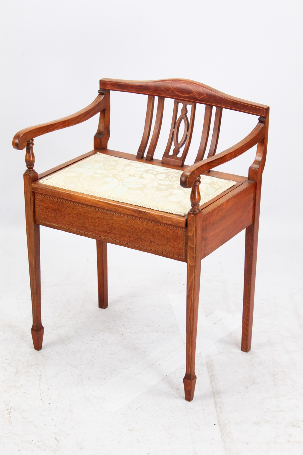 Antique Edwardian Piano Stool