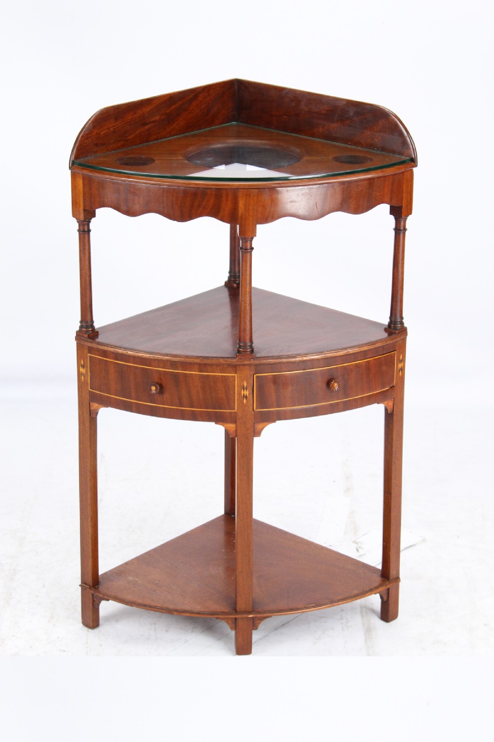 Antique George III Corner Washstand