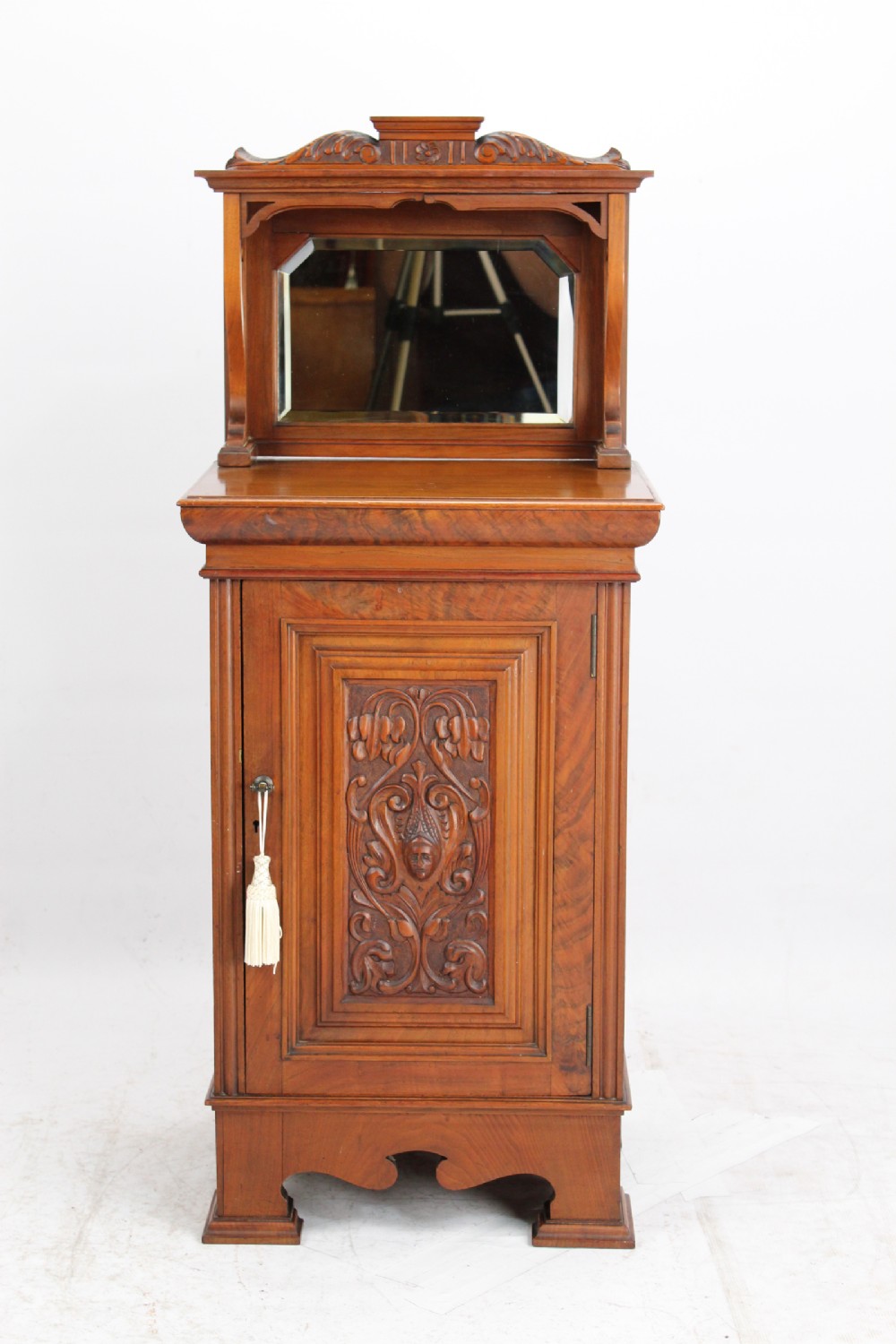 Victorian Arts and Crafts Walnut Cabinet