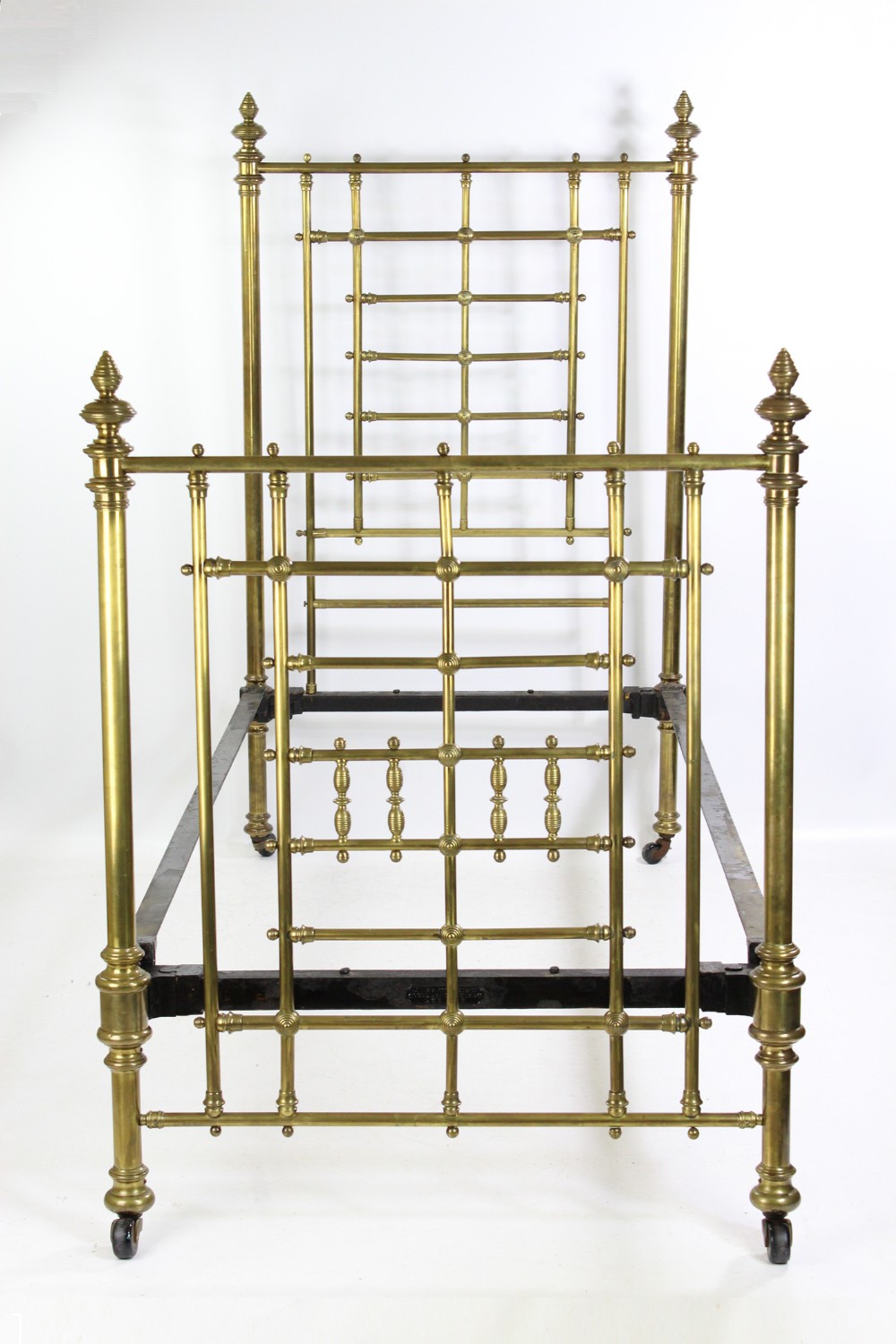 SINGLE VICTORIAN BRASS BED