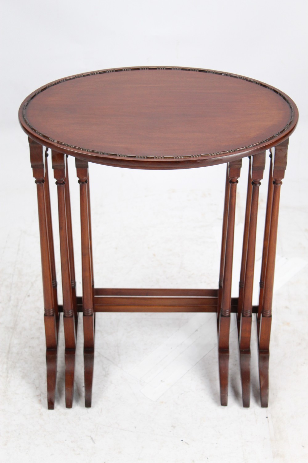 Victorian Nest of 3 Mahogany Tables Manner of Gillows
