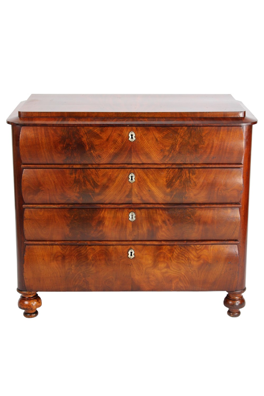 Antique Mahogany Biedermeier Chest of Drawers