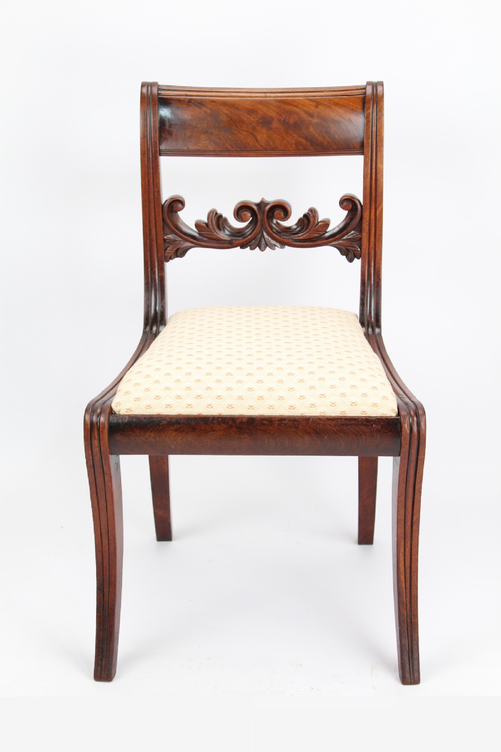 Antique Regency Mahogany Desk Chair
