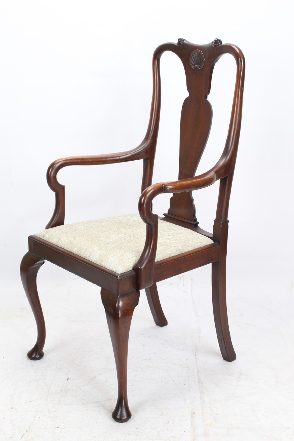 Antique Edwardian Mahogany Desk Chair