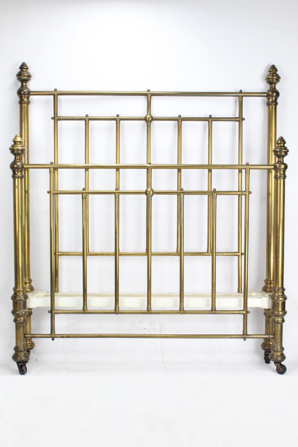 Victorian Brass Double Bed by Hoskins & Sewell