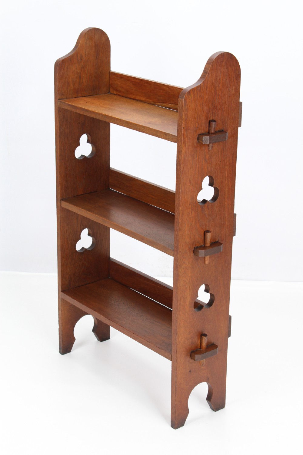 Edwardian Liberty & Co “Sedley” Oak Open Bookcase