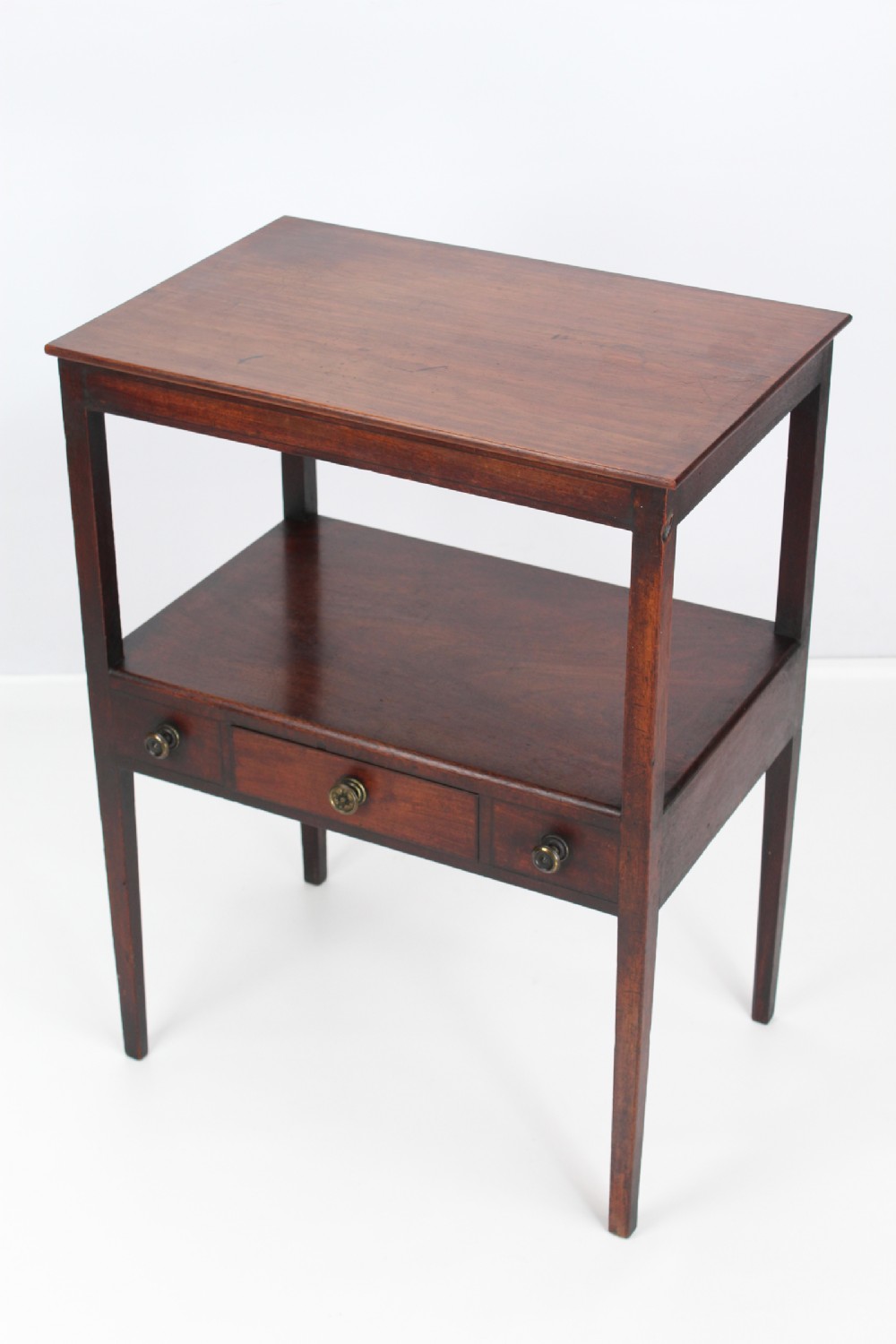 Georgian Mahogany Side Table with Drawer