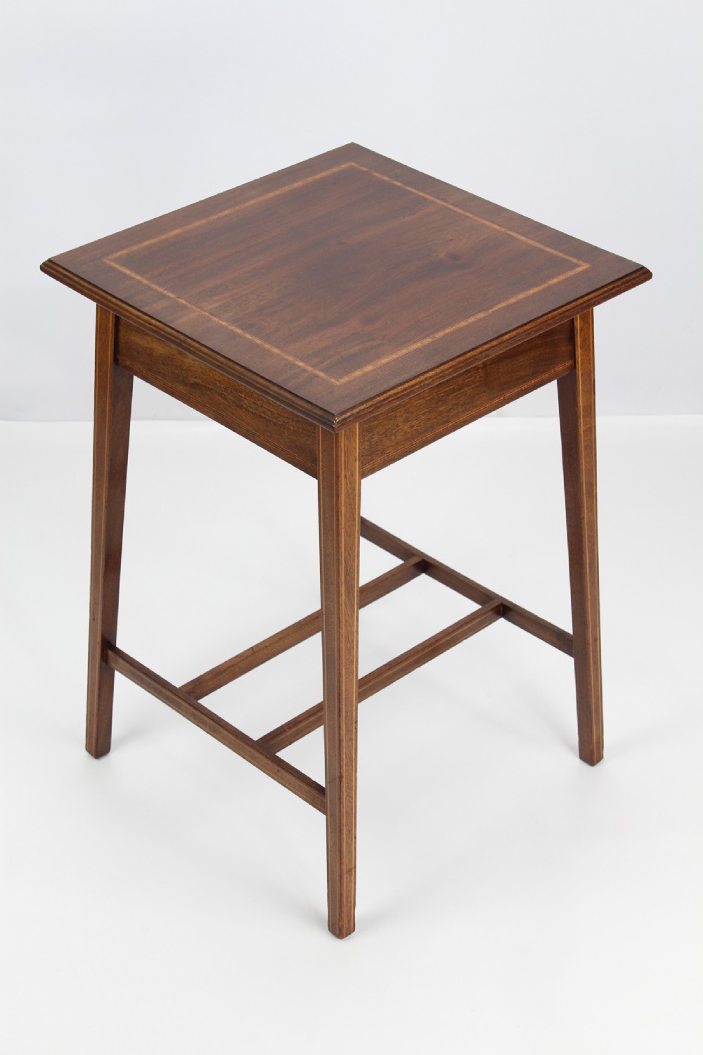 Small Edwardian Inlaid Mahogany Side Table