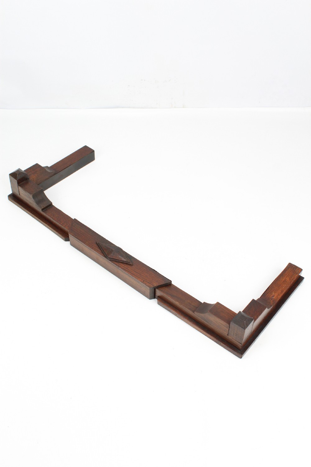 Art Deco Extending Oak Fire Fender